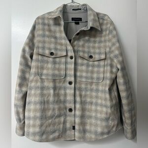 Tilley -ladies plaid wool shirt jacket